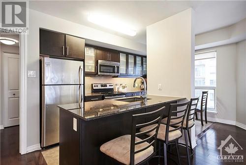 242 Rideau Street Unit#801, Ottawa, ON - Indoor Photo Showing Kitchen With Upgraded Kitchen