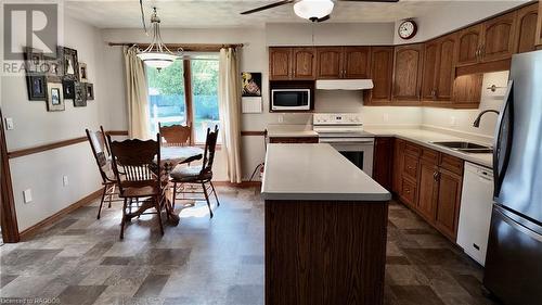 95 Dunedin Drive, Brussels, ON - Indoor Photo Showing Kitchen With Double Sink