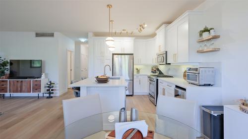 2102-4042 Pritchard Drive, West Kelowna, BC - Indoor Photo Showing Kitchen With Stainless Steel Kitchen With Upgraded Kitchen