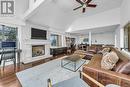 1205 W 7Th Avenue, Vancouver, BC  - Indoor Photo Showing Living Room With Fireplace 