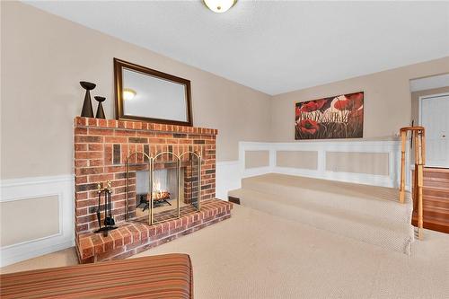 736 Templemead Drive, Hamilton, ON - Indoor With Fireplace