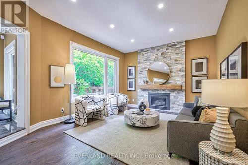 6 Lailey Crescent, Toronto (Willowdale East), ON - Indoor Photo Showing Living Room With Fireplace