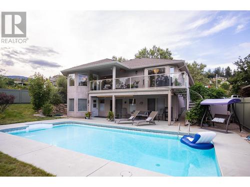 897 Westview Way, Kelowna, BC - Outdoor With In Ground Pool With Deck Patio Veranda With Backyard