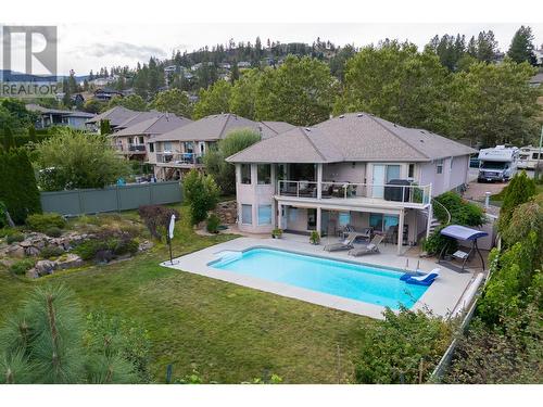 897 Westview Way, Kelowna, BC - Outdoor With In Ground Pool With Deck Patio Veranda With Backyard