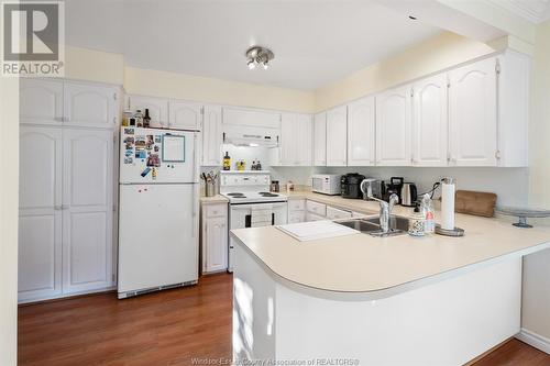 3947 Riverside Dr East Unit# 15, Windsor, ON - Indoor Photo Showing Kitchen With Double Sink