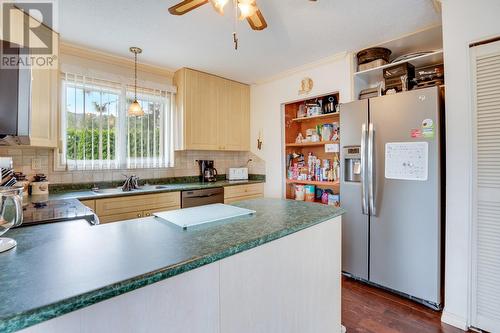 3565 Glasgow Road, West Kelowna, BC - Indoor Photo Showing Kitchen With Double Sink