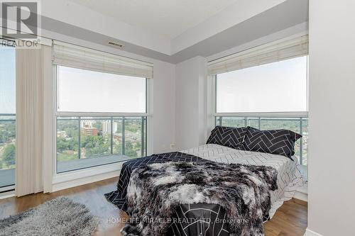 1710 - 215 Queen Street E, Brampton (Queen Street Corridor), ON - Indoor Photo Showing Bedroom