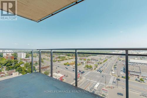 1710 - 215 Queen Street E, Brampton (Queen Street Corridor), ON - Outdoor With Balcony With View