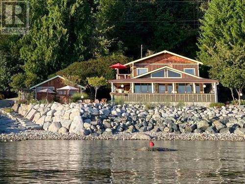 3265 Atrevida Road, Powell River, BC - Outdoor With Body Of Water With Deck Patio Veranda