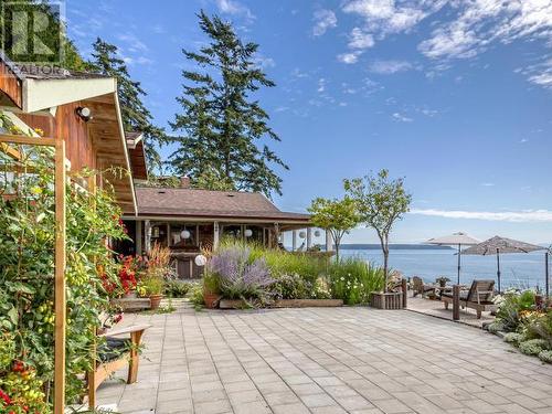 3265 Atrevida Road, Powell River, BC - Outdoor With Body Of Water With Deck Patio Veranda