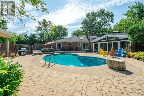 2159 Britannia Road, Burlington, ON - Outdoor With In Ground Pool With Backyard