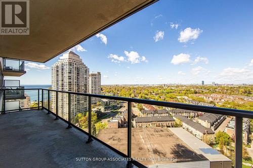 1804 - 2240 Lakeshore Boulevard W, Toronto (Mimico), ON - Outdoor With Balcony With View