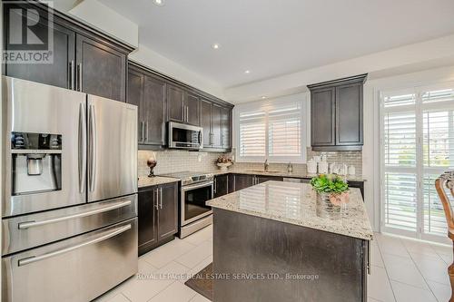 25 Rockman Crescent, Brampton, ON - Indoor Photo Showing Kitchen With Stainless Steel Kitchen With Upgraded Kitchen