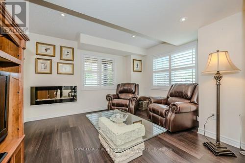 25 Rockman Crescent, Brampton, ON - Indoor Photo Showing Living Room With Fireplace