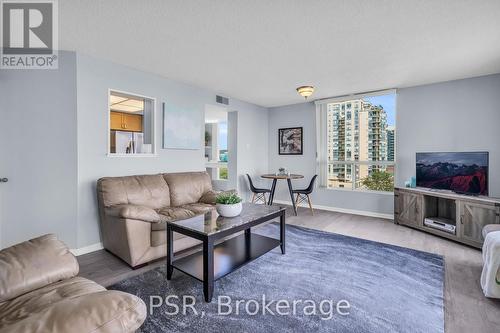 809 - 75 Ellen Street, Barrie (Lakeshore), ON - Indoor Photo Showing Living Room