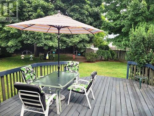 868 Cabot Trail, Milton (Dorset Park), ON - Outdoor With Deck Patio Veranda With Backyard