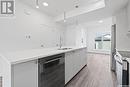 203 Cowessess Road, Saskatoon, SK  - Indoor Photo Showing Kitchen With Double Sink 