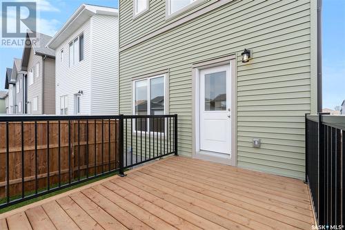 203 Cowessess Road, Saskatoon, SK - Outdoor With Deck Patio Veranda With Exterior