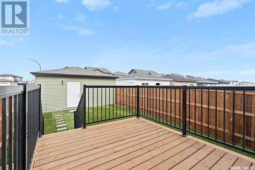 203 Cowessess Road, Saskatoon, SK - Outdoor With Deck Patio Veranda With Exterior