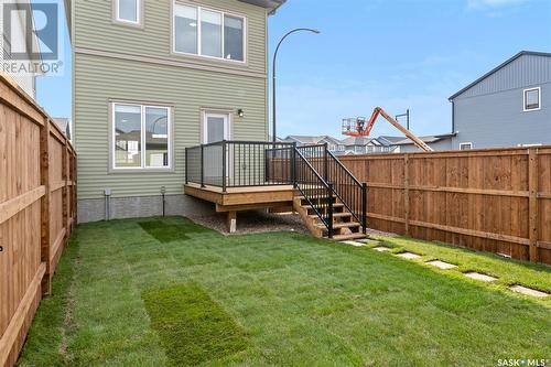 203 Cowessess Road, Saskatoon, SK - Outdoor With Deck Patio Veranda With Exterior