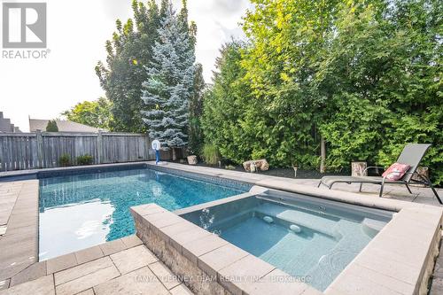 8 Nathan Avenue, Whitby (Brooklin), ON - Outdoor With In Ground Pool With Deck Patio Veranda With Backyard