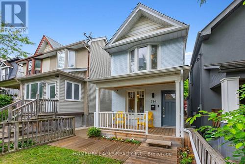 334 Riverdale Avenue, Toronto (Blake-Jones), ON - Outdoor With Deck Patio Veranda