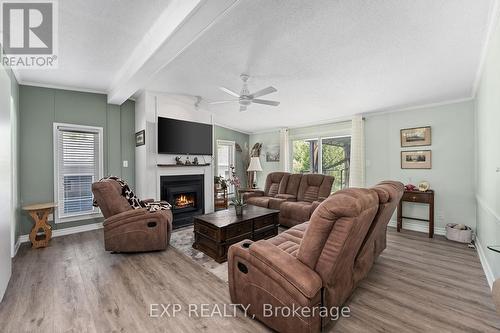 24 Kelsey Crescent, Georgina, ON - Indoor Photo Showing Living Room With Fireplace