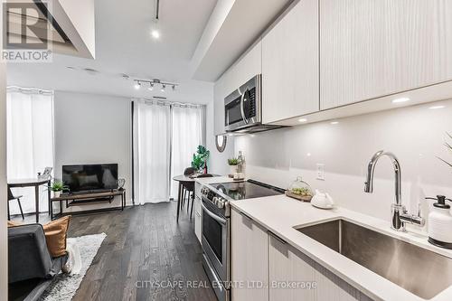 219 - 25 Richmond Street, Toronto, ON - Indoor Photo Showing Kitchen With Upgraded Kitchen