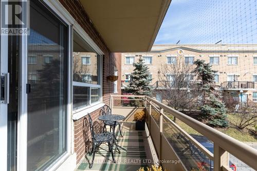 203 - 71 Jonesville Crescent, Toronto (Victoria Village), ON - Outdoor With Balcony With Exterior