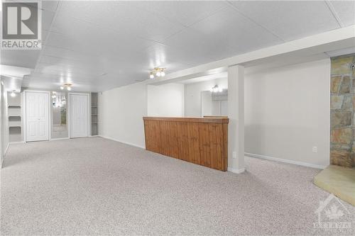 Spacious basement recreation room with potential for additional rental income. - 1155 Minnetonka Road, Ottawa, ON - Indoor