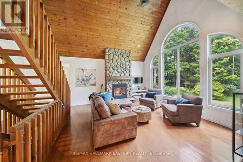 1719 River Road, Otonabee-South Monaghan, ON - Indoor With Fireplace