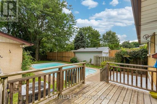 6326 Doreen Drive, Niagara Falls, ON - Outdoor With In Ground Pool With Deck Patio Veranda With Exterior