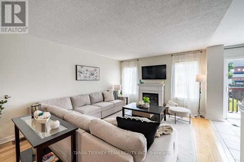 45 Joshua Boulevard, Whitby (Brooklin), ON - Indoor Photo Showing Living Room With Fireplace