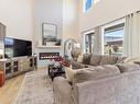 115 Ranchlands Court, Kamloops, BC  - Indoor Photo Showing Living Room With Fireplace 