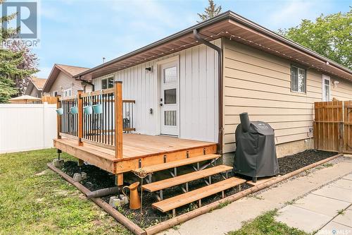 714 Worobetz Crescent N, Regina, SK - Outdoor With Deck Patio Veranda With Exterior