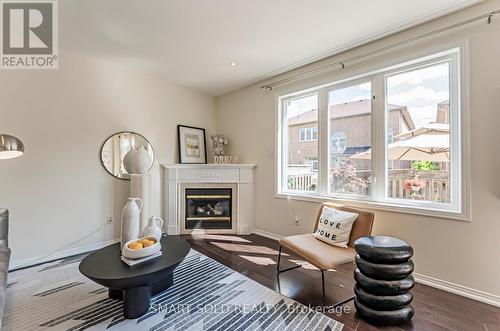 64 Lakespring Drive, Markham, ON - Indoor Photo Showing Living Room With Fireplace