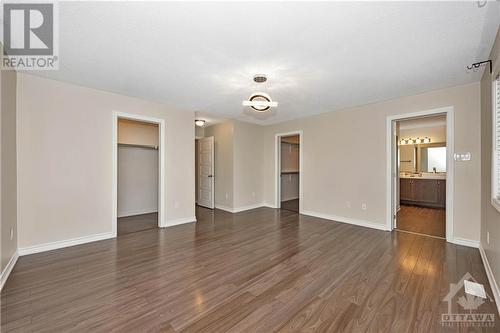 Primary Bedroom with walk-in Closet and 5 pc Ensuite Bathroom - 231 Des Soldats-Riendeau Street, Ottawa, ON - Indoor Photo Showing Other Room