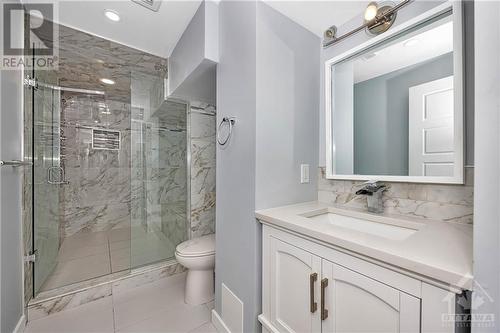 Basement 3 pc Washroom with Shower - 231 Des Soldats-Riendeau Street, Ottawa, ON - Indoor Photo Showing Bathroom