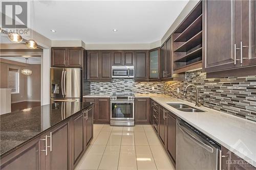 Upgraded Chef's Kitchen - 231 Des Soldats-Riendeau Street, Ottawa, ON - Indoor Photo Showing Kitchen With Double Sink With Upgraded Kitchen