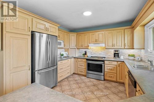 578 Millgrove Side Road, Hamilton, ON - Indoor Photo Showing Kitchen With Double Sink