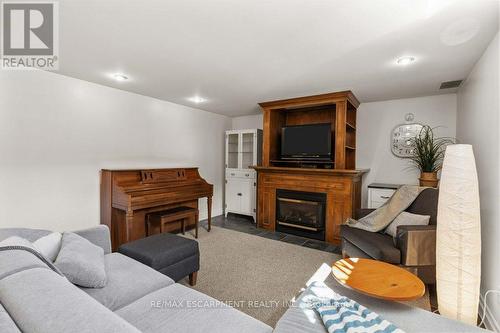 578 Millgrove Side Road, Hamilton, ON - Indoor Photo Showing Living Room With Fireplace