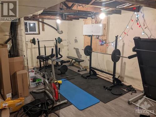 456 Riverdale Avenue, Ottawa, ON - Indoor Photo Showing Gym Room