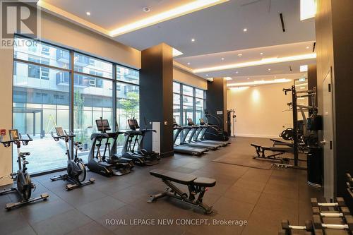 505 - 2450 Old Bronte Road, Oakville (Palermo West), ON - Indoor Photo Showing Gym Room