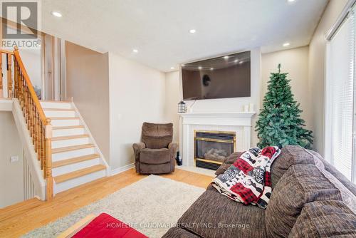 164 Brian Boulevard, Hamilton, ON - Indoor Photo Showing Living Room With Fireplace