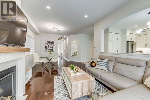 4262 Vivaldi Road, Burlington (Alton), ON - Indoor Photo Showing Living Room With Fireplace