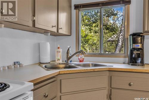 1507 Kakwa Lane, Turtle Lake, SK - Indoor Photo Showing Kitchen With Double Sink