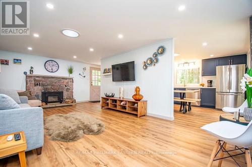 26 Manitou Lane, Kawartha Lakes (Bobcaygeon), ON - Indoor Photo Showing Living Room With Fireplace