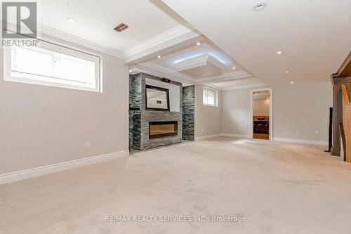 19 Leparc Road, Brampton, ON - Indoor Photo Showing Other Room With Fireplace