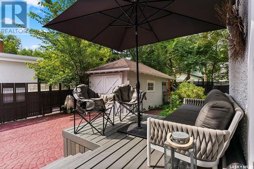 115 Leopold Crescent, Regina, SK - Outdoor With Deck Patio Veranda With Exterior