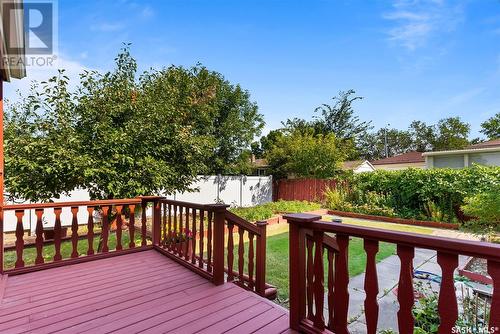 6 Wood Crescent, Regina, SK - Outdoor With Deck Patio Veranda